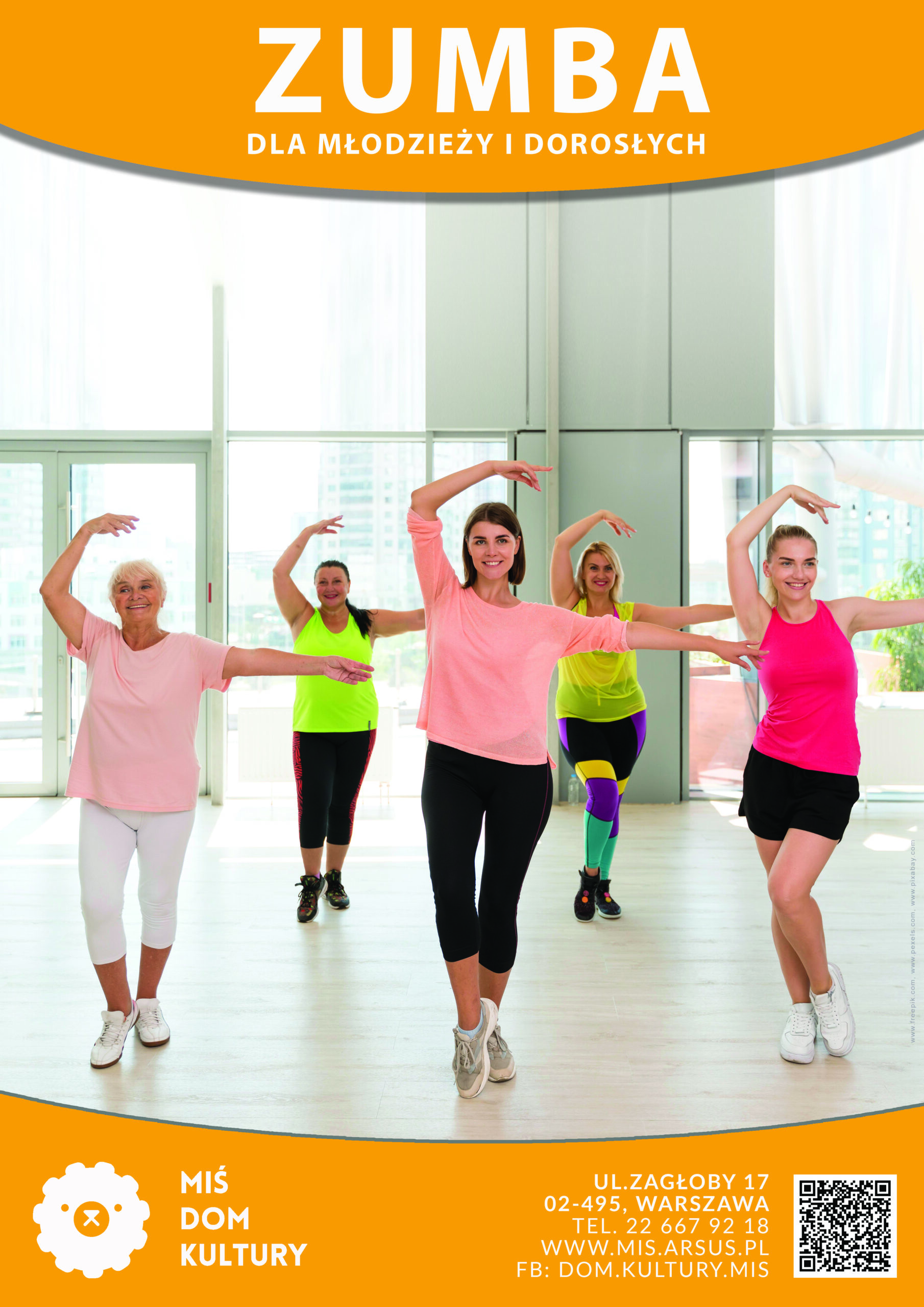 Zumba dla młodzieży i dorosłych