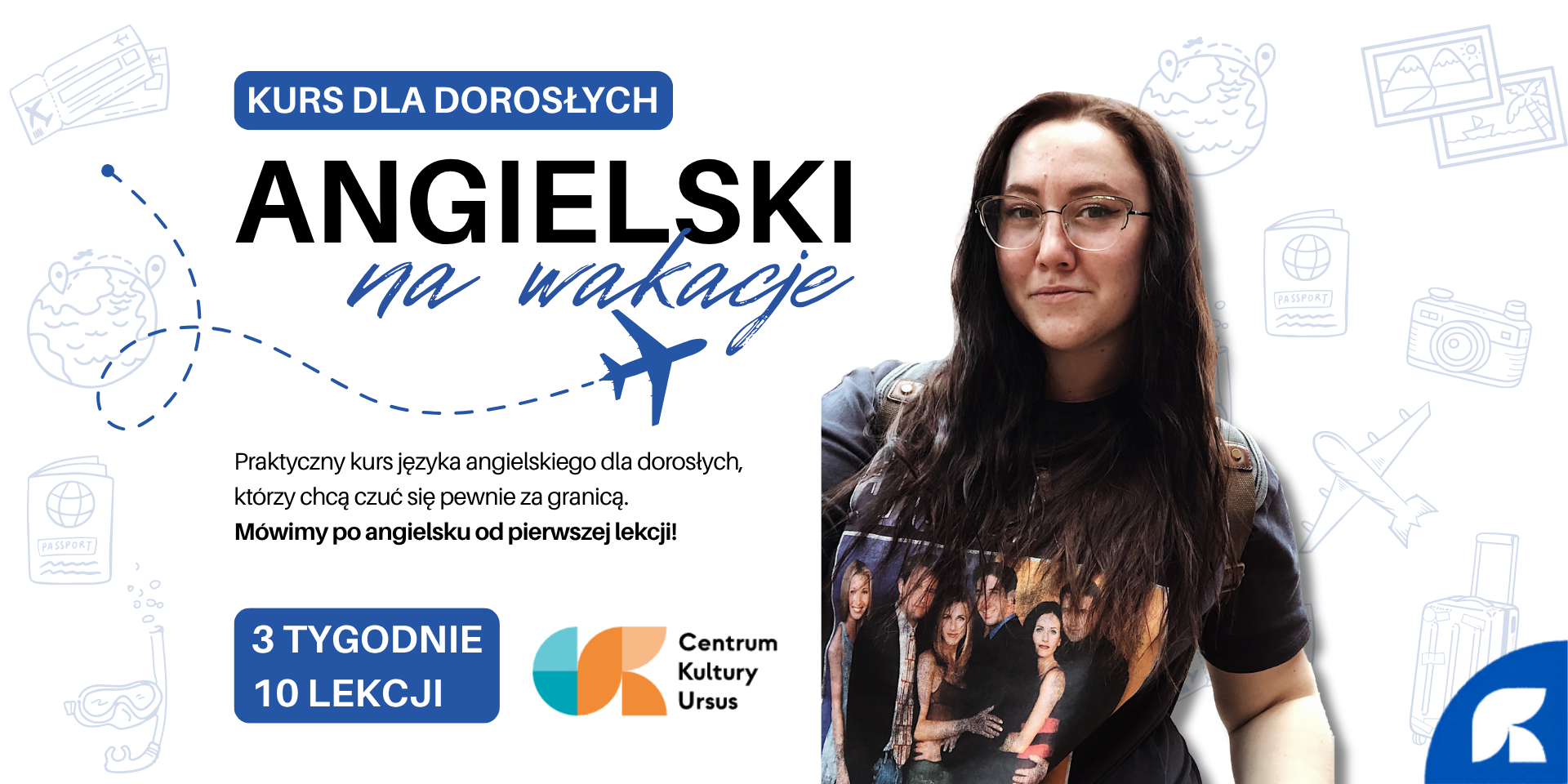 Angielski na wakacje — kurs językowy dla dorosłych