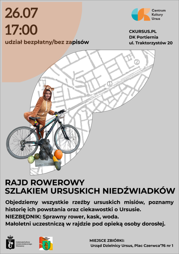 Plakat wydarzenia: Rajd Rowerowy szlakiem Niedźwiadków