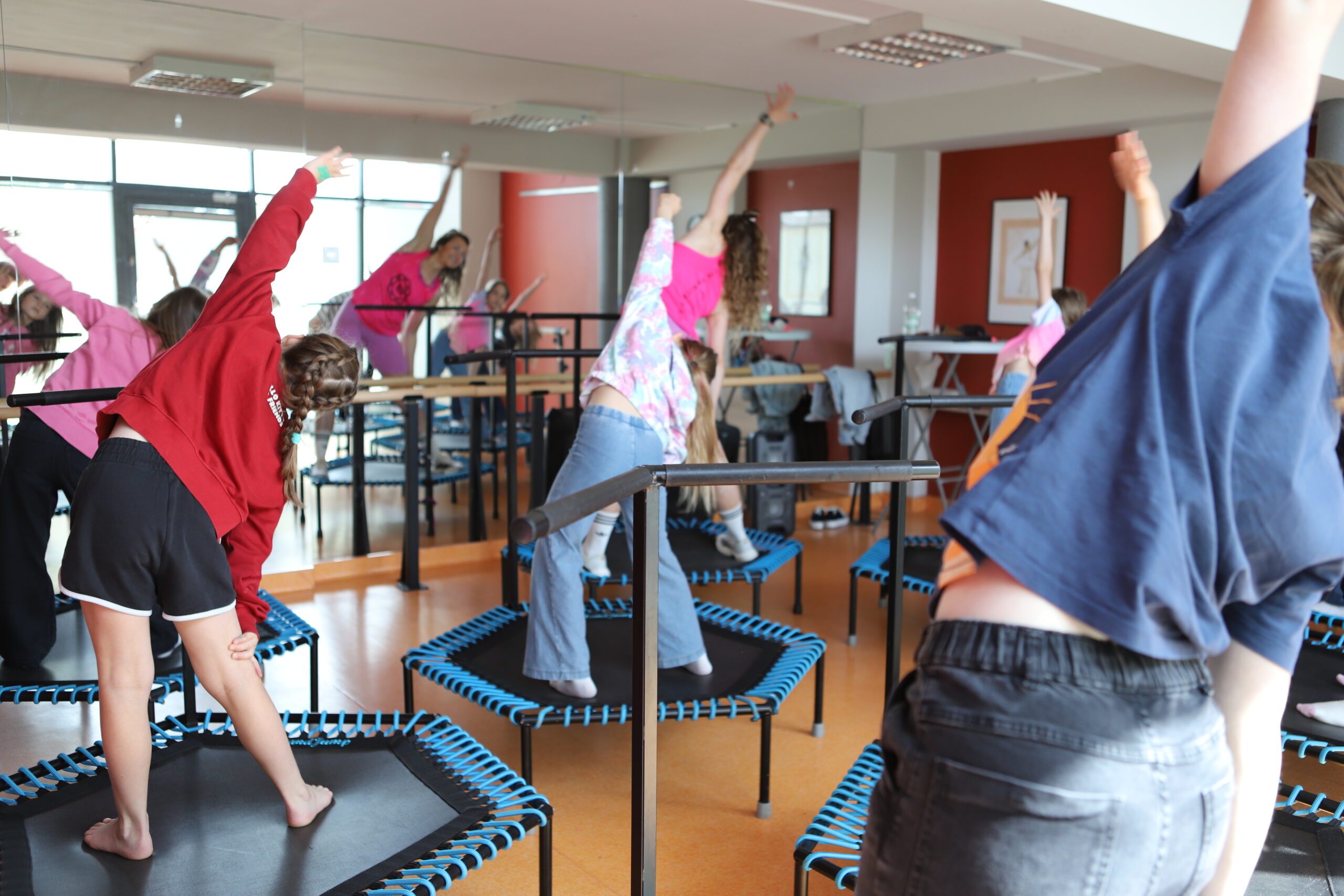 Fitness na trampolinach dla dzieci
