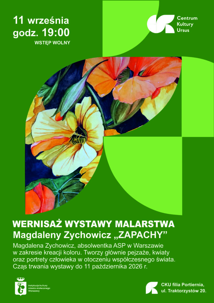 Wernisaż wystawy malarstwa Magdaleny Zychowicz „Zapachy”