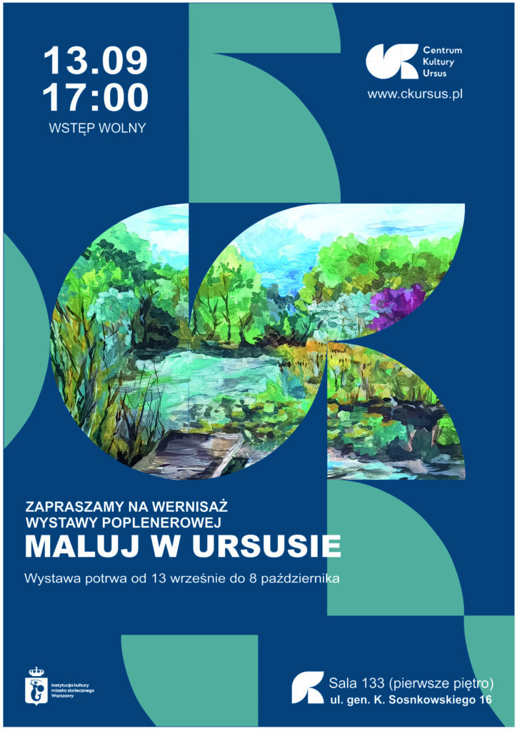 Plakat wydarzenia: Wernisaż wystawy Maluj w Ursusie