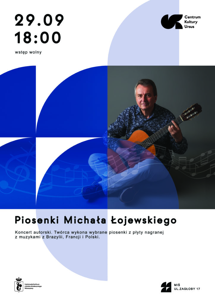 Plakat wydarzenia: „Piosenki Michała Łojewskiego”
