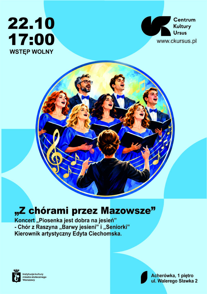 Plakat wydarzenia: Z chórami przez Mazowsze