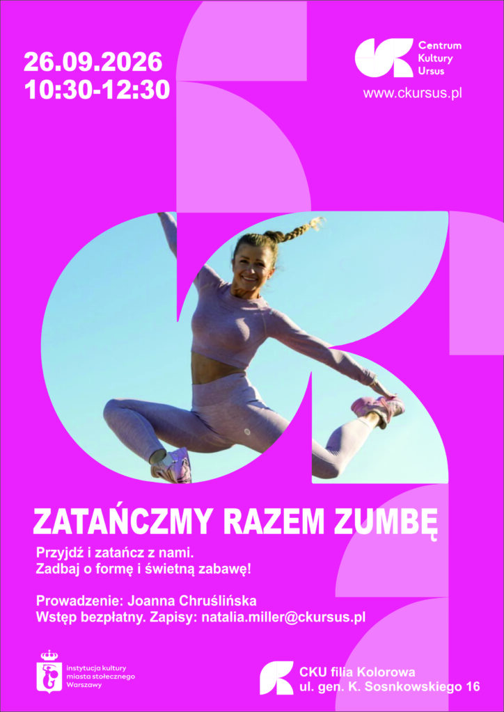 Plakat wydarzenia: Zatańczmy razem zumbę
