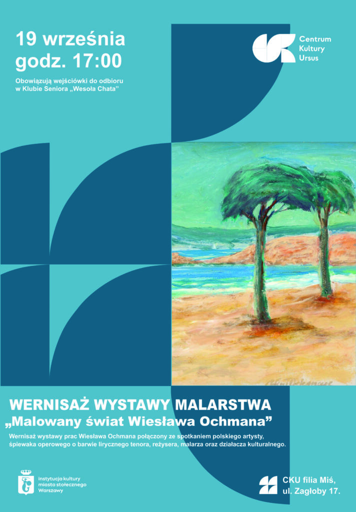 Malowany świat Wiesława Ochmana – wernisaż wystawy