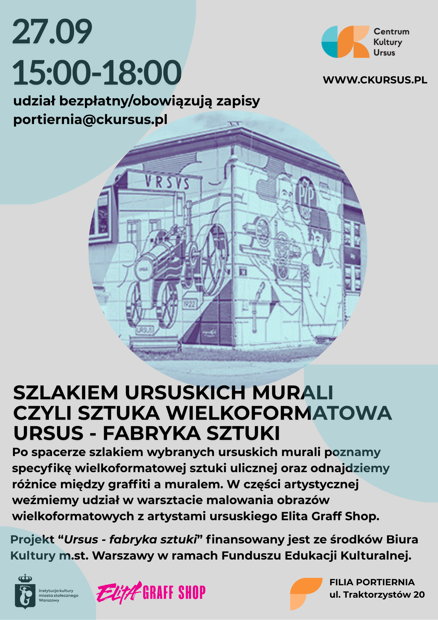 Ursus – fabryka sztuki „Szlakiem ursuskich murali czyli sztuka wielkoformatowa”