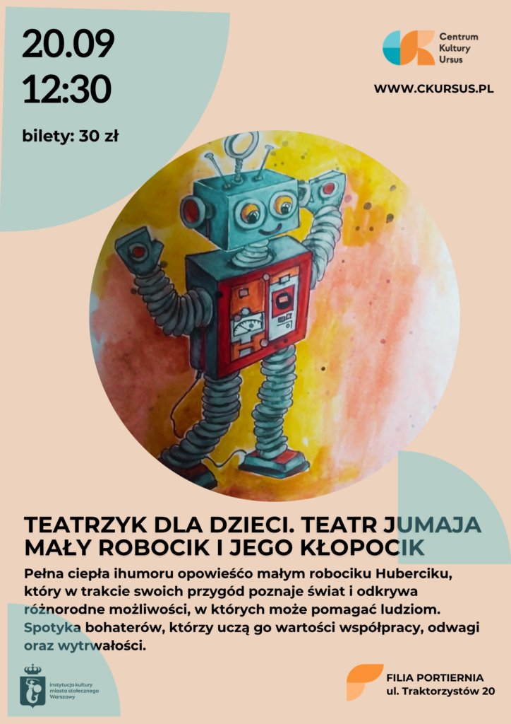 „Mały robocik i jego kłopocik” teatrzyk dla dzieci