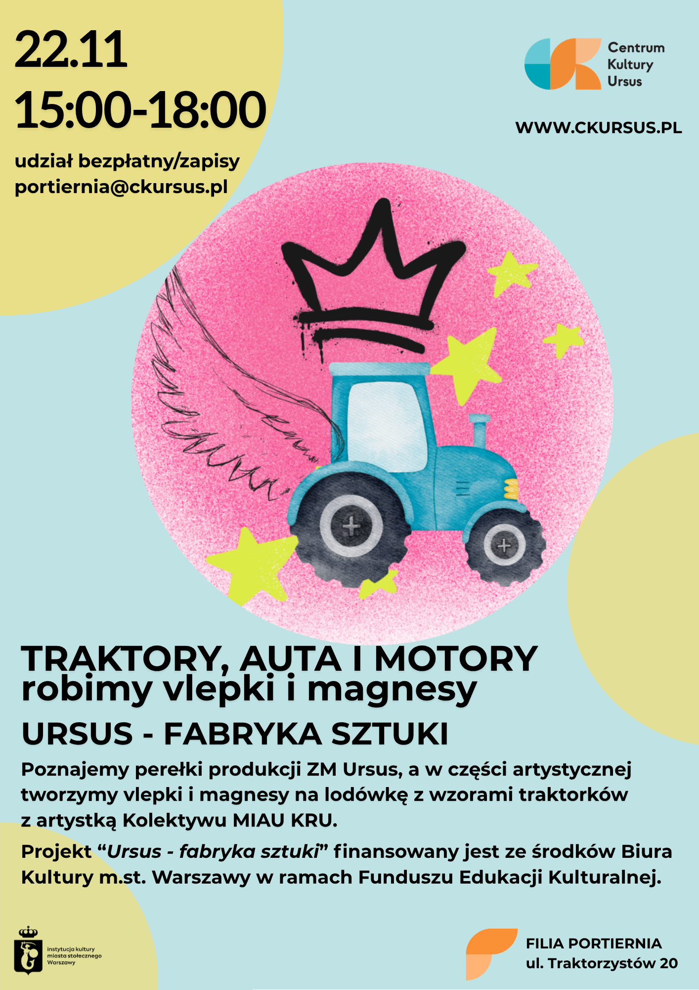 Ursus – fabryka sztuki „Traktory, auta i motory”